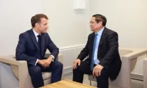 Thủ tướng Phạm Minh Chính hội kiến Tổng thống Pháp Thủ tướng Phạm Minh Chính hội kiến Tổng thống Pháp