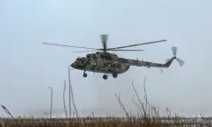 Trực thăng Mi-8 rơi ở Nga, 5 người thiệt mạng Trực thăng Mi-8 rơi ở Nga, 5 người thiệt mạng